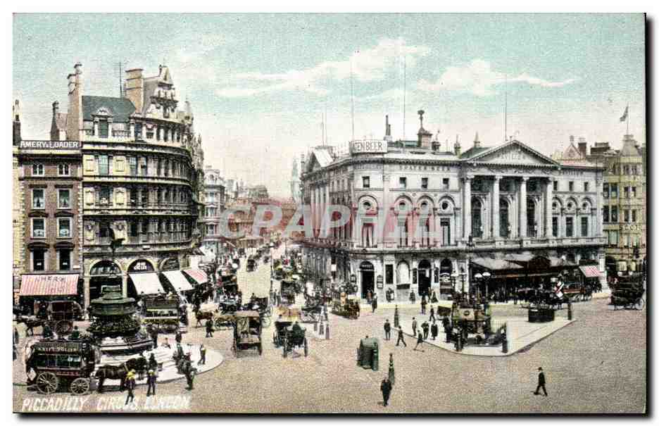 Grande Bretagne Londres london CPA Piccadilly Circus