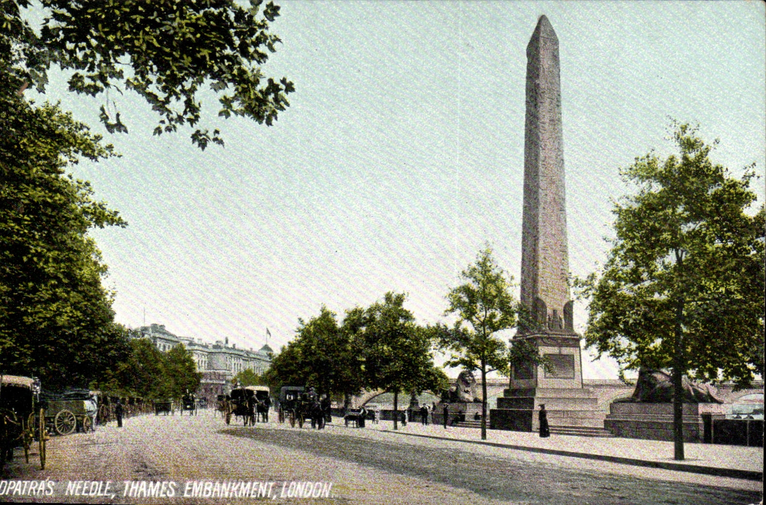 Grande Bretagne Londres london CPA Cleopatra's Needle Thames Embankment 