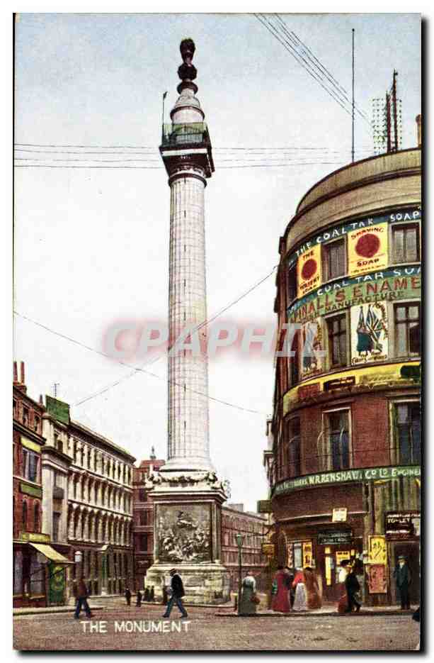 Grande Bretagne Londres london CPA The monument
