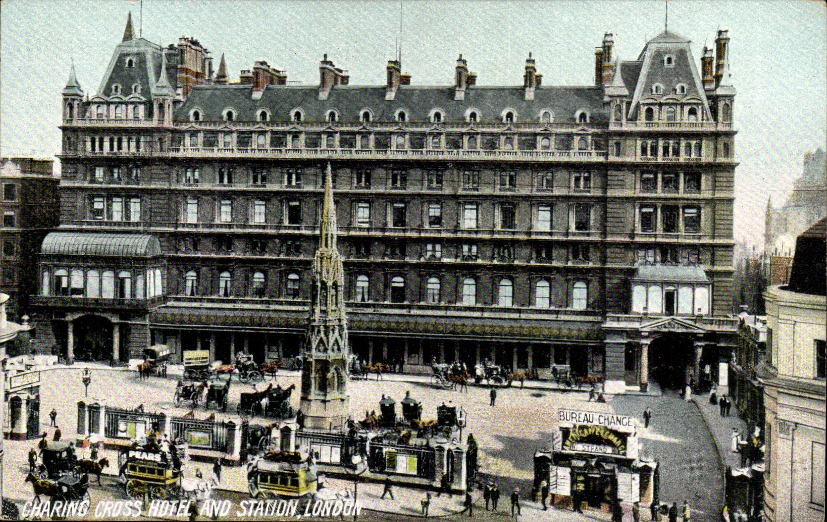 Grande Bretagne Londres london CPA Charing Cross Station Hotel and Station