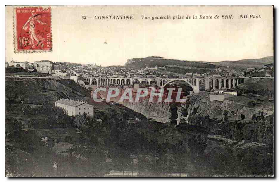 Algerie Constantine CPA Vue generale prise de la toure de Setif