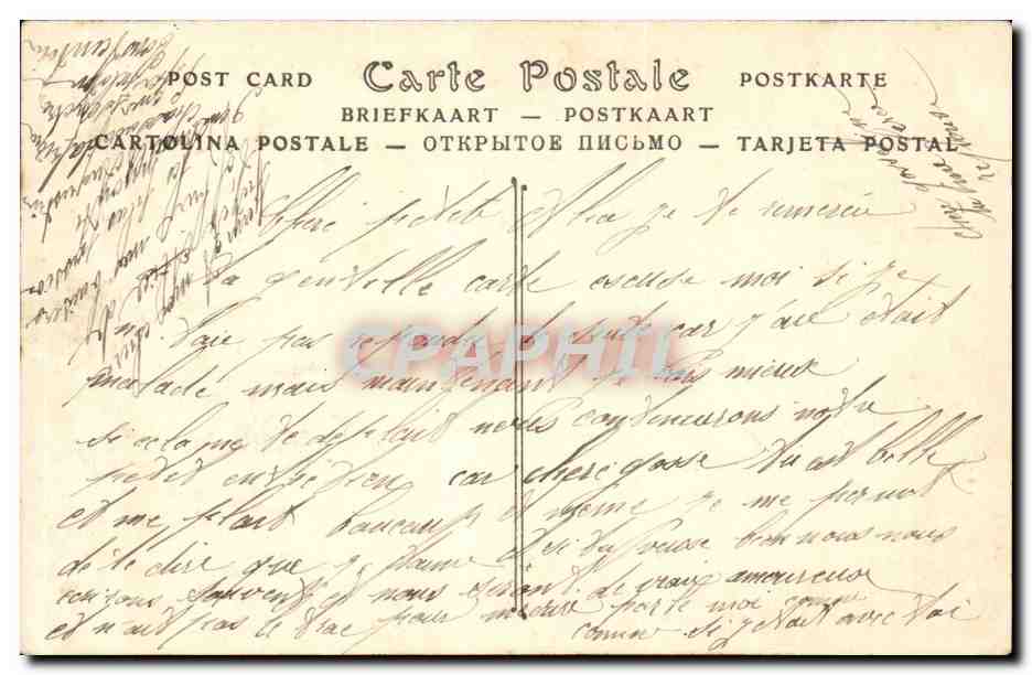 Algerie Constantine CPA Vue generale prise de la toure de Setif — Back