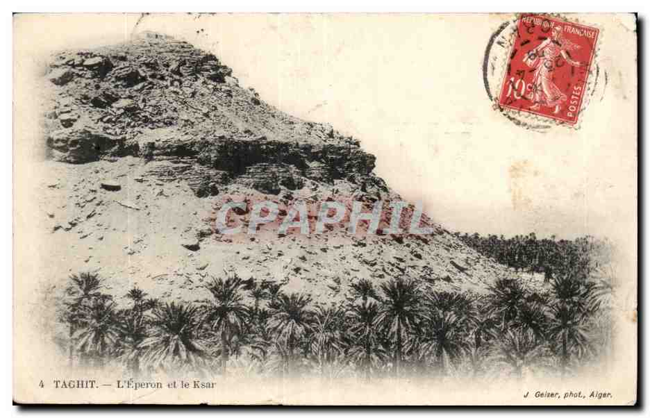Algerie Taghit CPA L'eperon et le Ksar