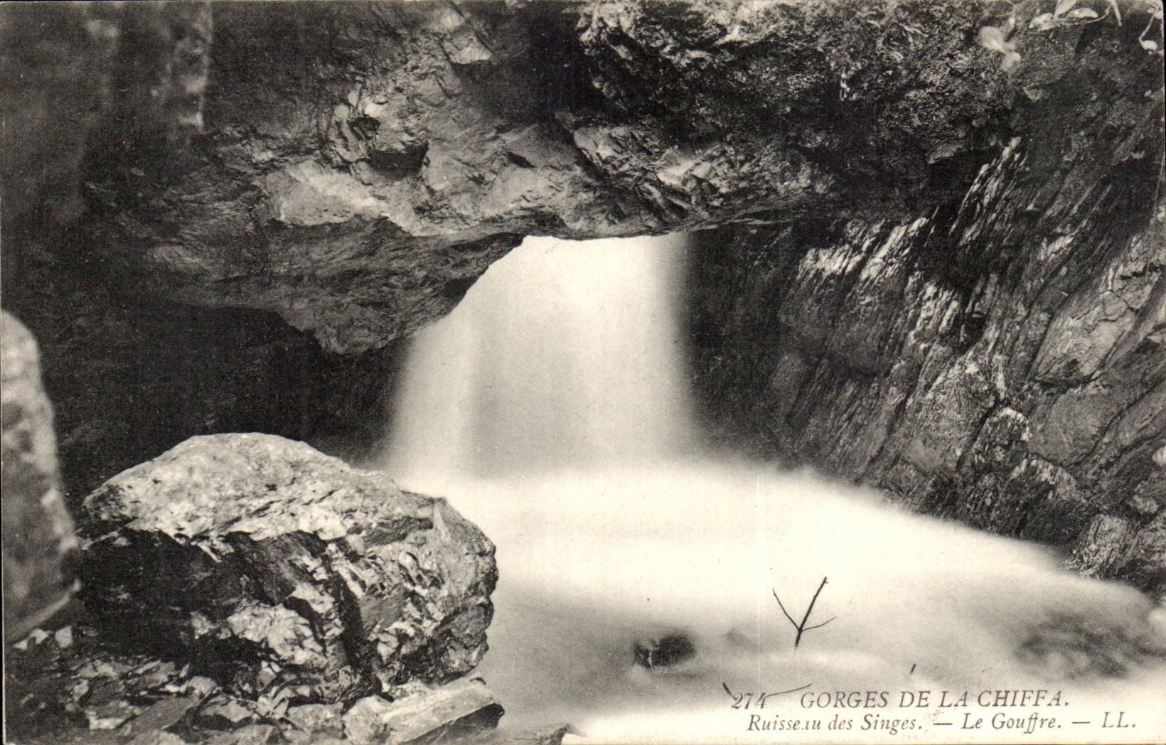 Gorges de La Chiffa — Ruisseau des Singes — Le Gouffre — L.L. — n°274