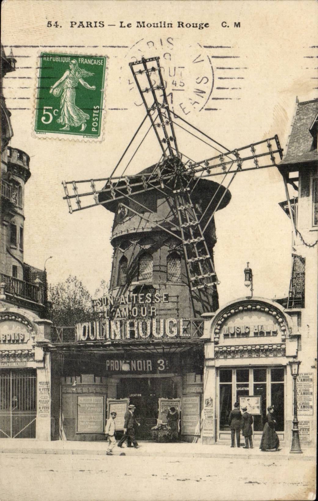 Paris CPA Moulin rouge 