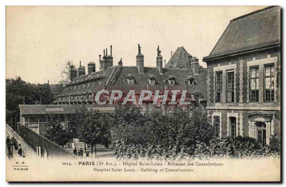 Paris CPA Hopital Saint Louis Batiment des consultations 