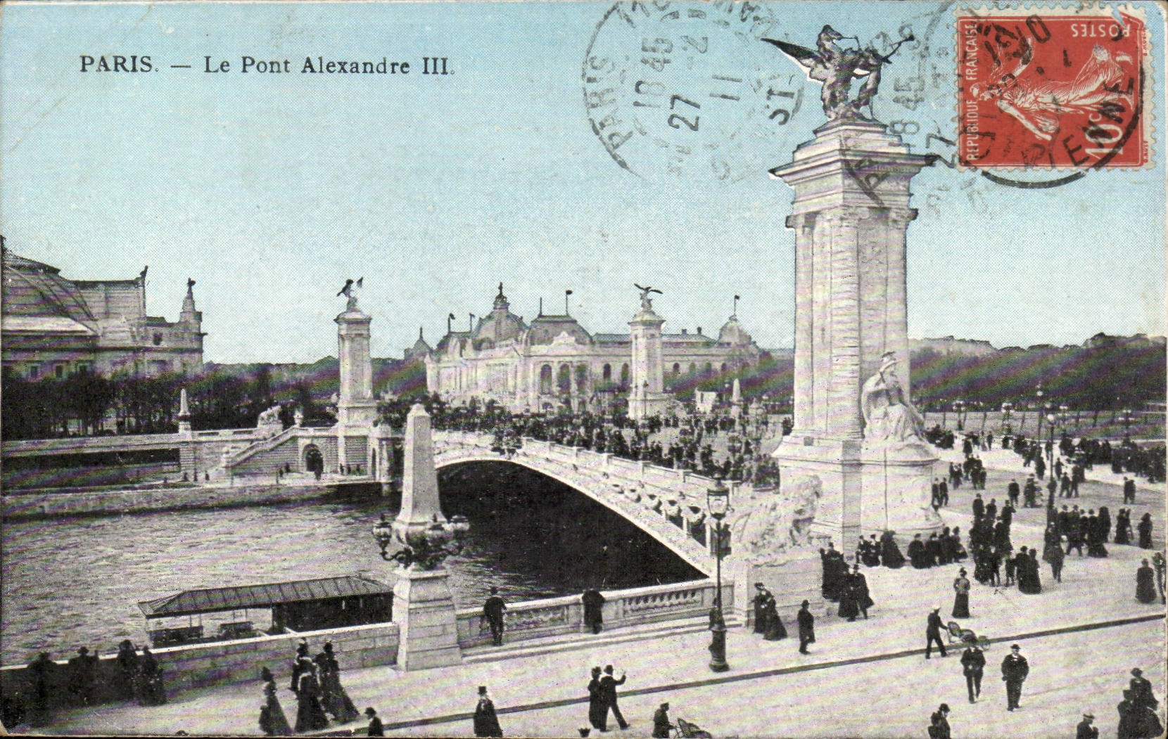 Paris CPA Pont Alexandre III