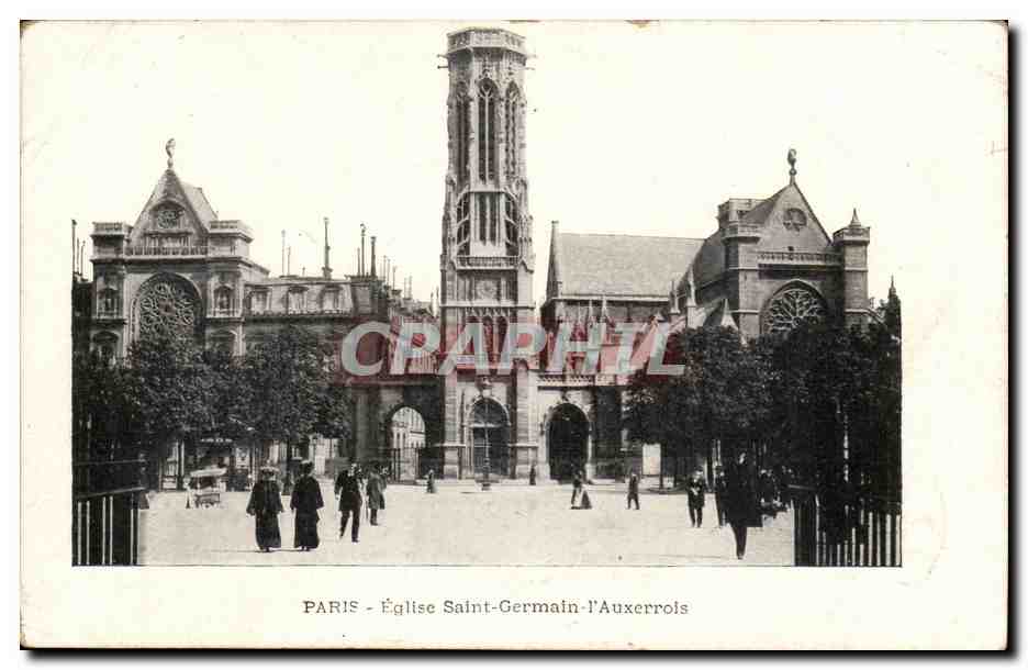 Paris CPA Eglise Saint Germain l'auxerrois