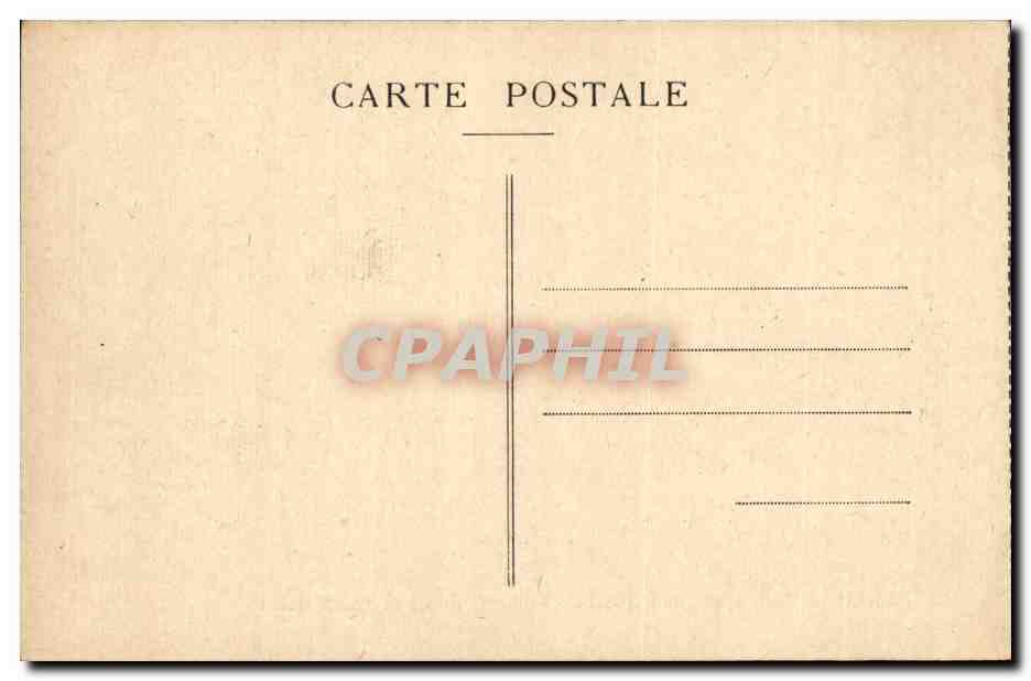 Paris CPA Facade de l'hotel de ville — Rückseite