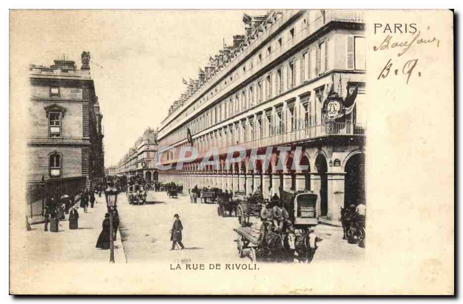 Paris CPA Rue de Rivoli