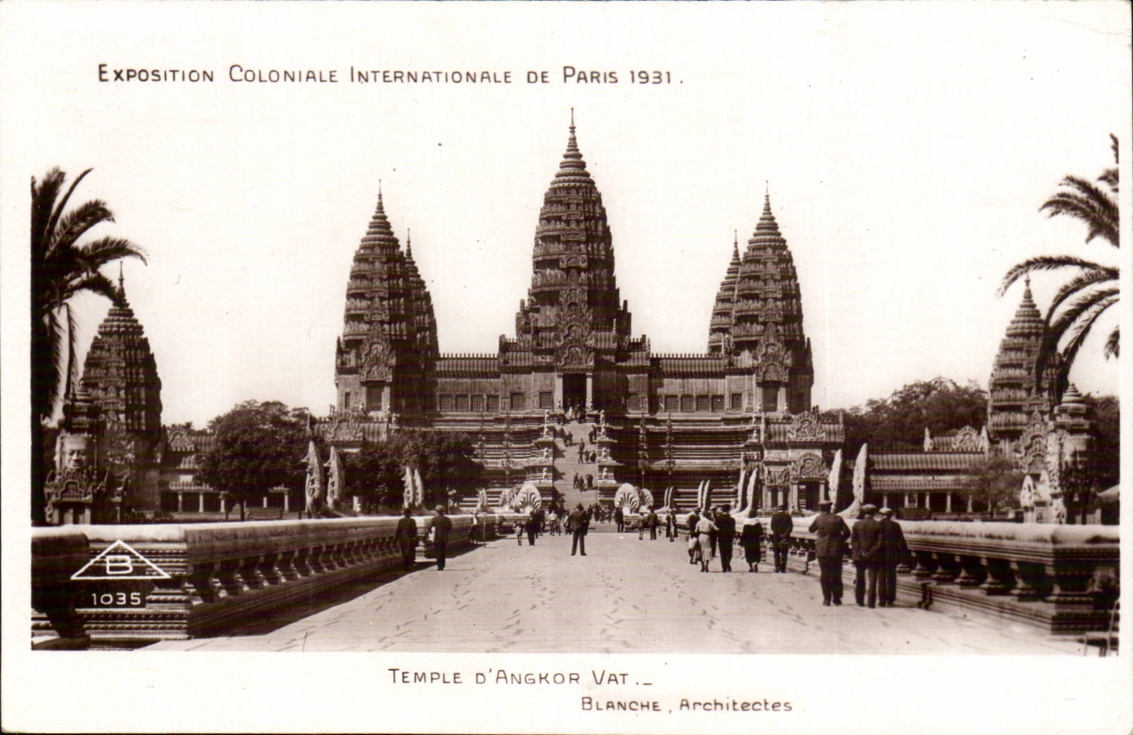 Paris CPA Exposition coloniale internationale de Paris 1931 Temple d'Angkor Vat 