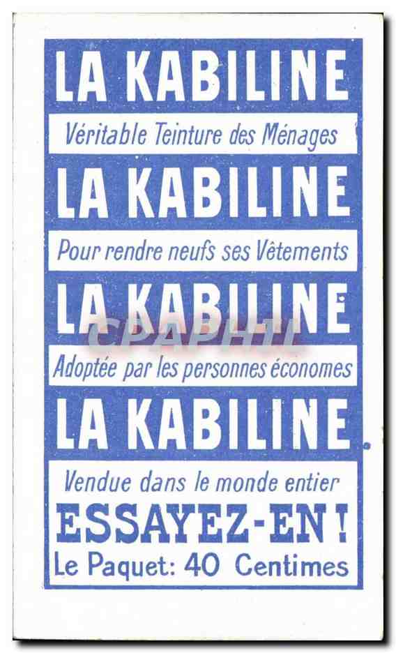 Paris CPA Paris inonde Quai des Grands Auhustins (coiffeur) Publicite Kabiline Teinture de menages — Rückseite