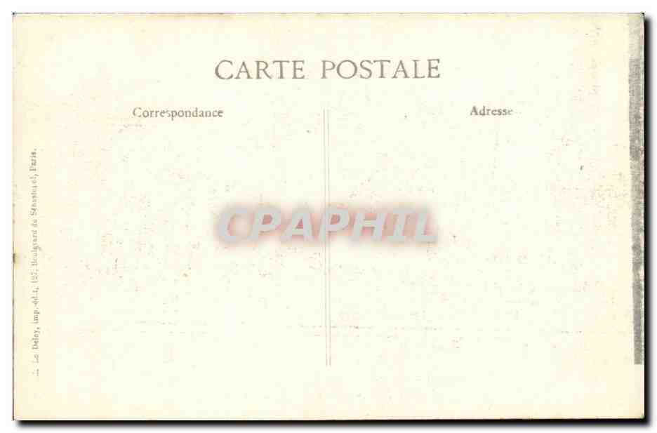 Paris CPA Les zeppelins sur Paris Crimes odieux des boches Funerailles des victimes — Rückseite