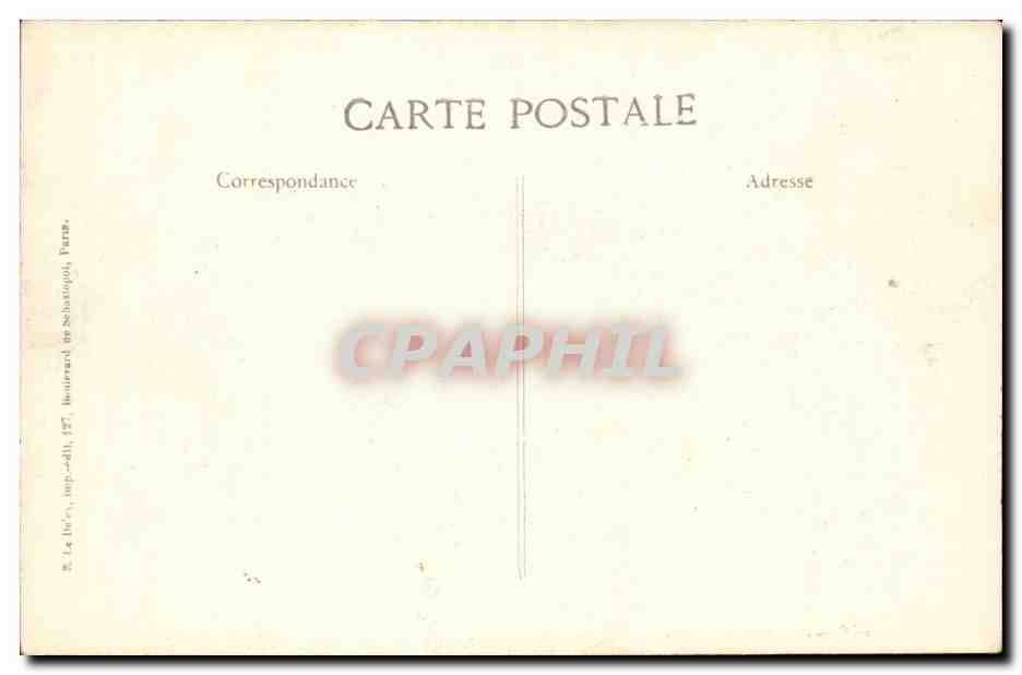 Paris CPA Les zeppelins sur Paris Crimes odieux des boches Funerailles nationales des victimes — Rückseite