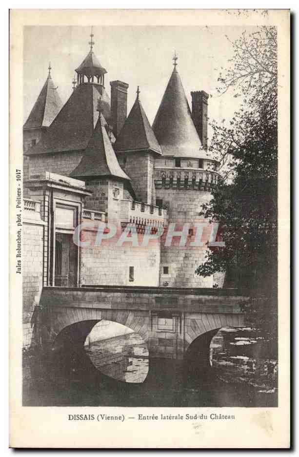 Dissais CPA Entree laterale Sud du chateau