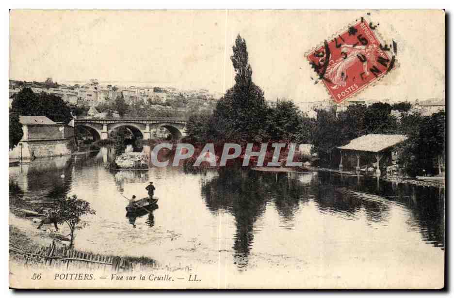 Poitiers — Vue sur la Creuille — LL. n°56