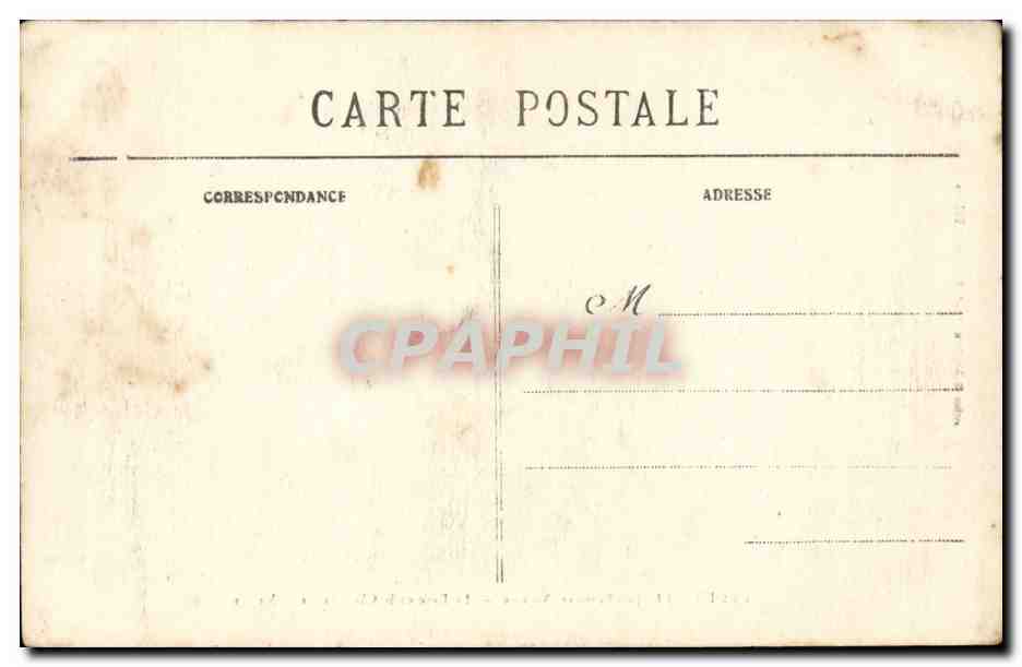 Croutelle CPa Le parc et le chateau de la Mothe — Rückseite