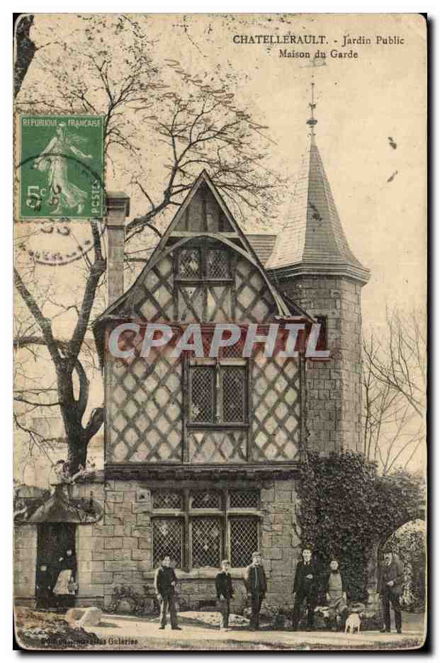 Chatellerault CPA Jardin public Maison de garde (Vienne)
