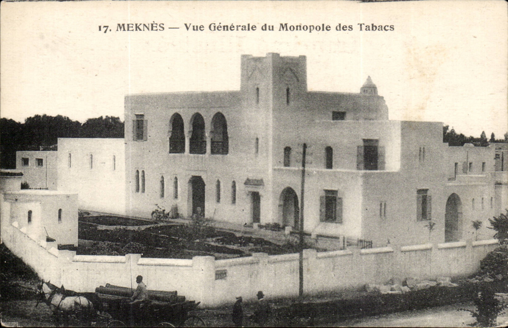 Meknès — Vue Générale du Monopole des Tabacs — N. Boumendil, photo-éditeur, Taourirt