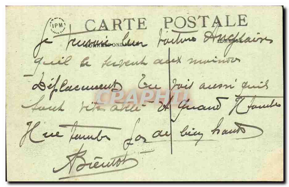 Rabat — Les Touargas et vue du Blais du Sultan — Conseil et H. Norvelles Galeries, Rabat — Reverso