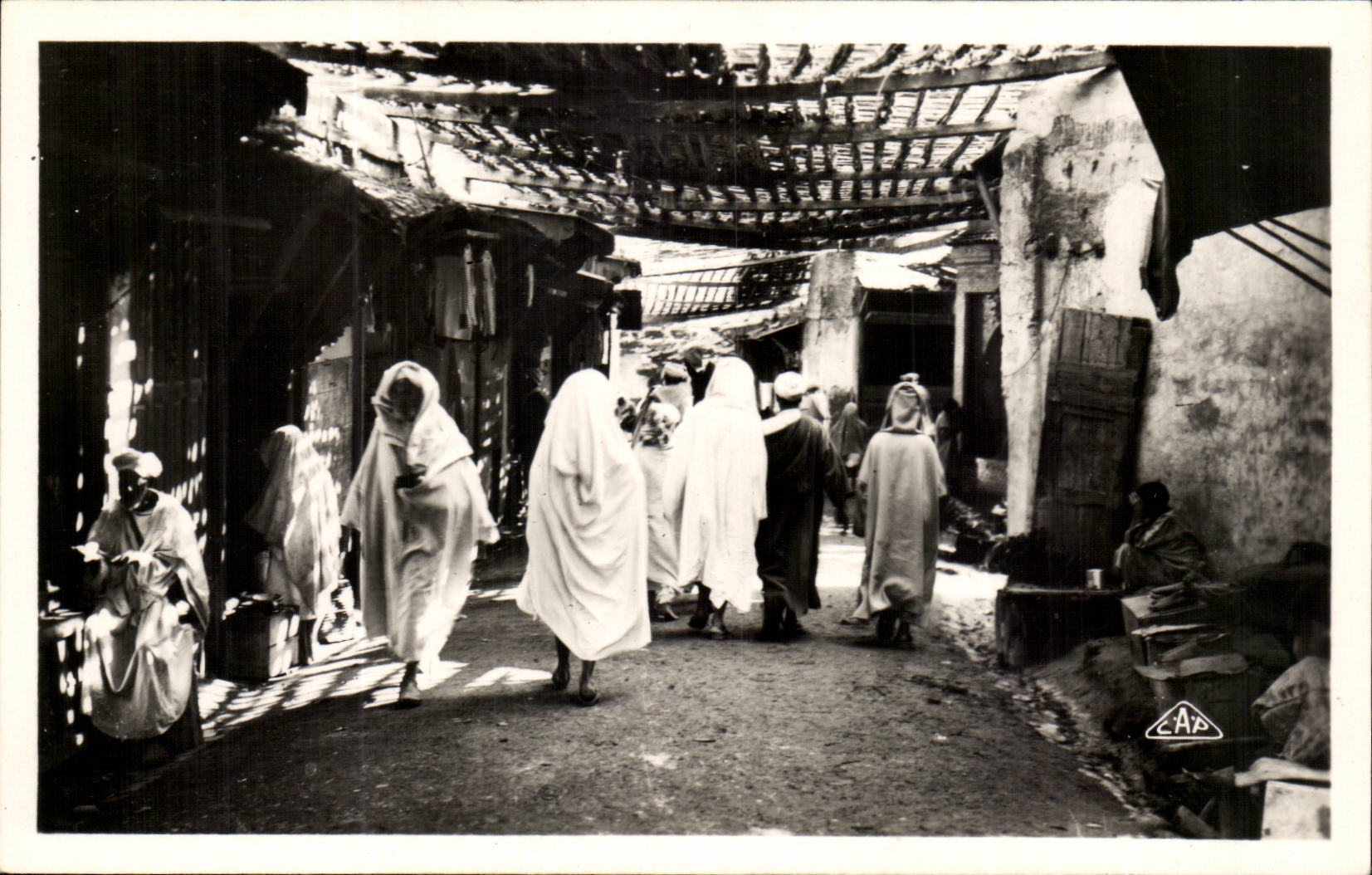 Maroc Fes CPA Les souks du Talaa