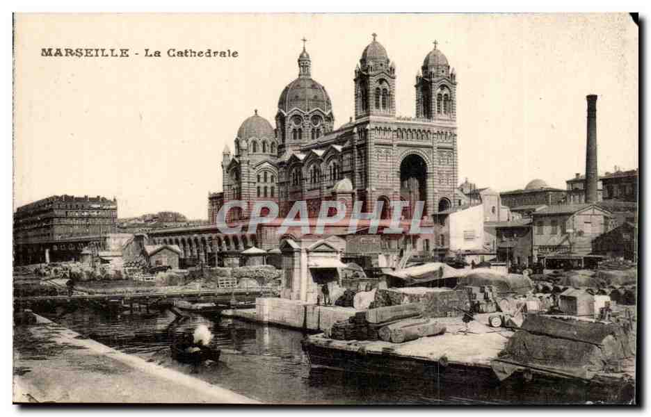 Marseille CPA La cathedrale