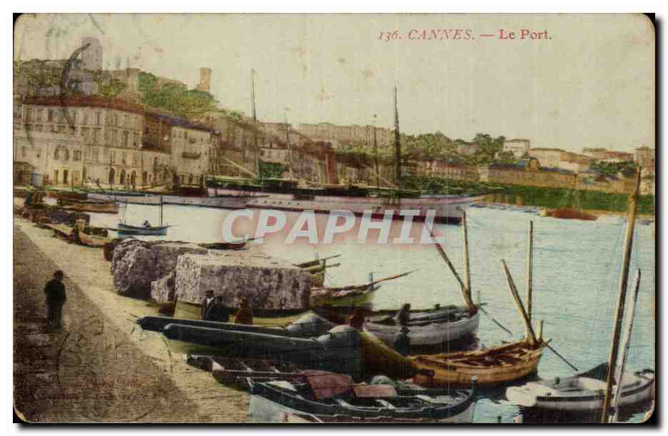 Cannes — Le Port — CPHAPHIL 136