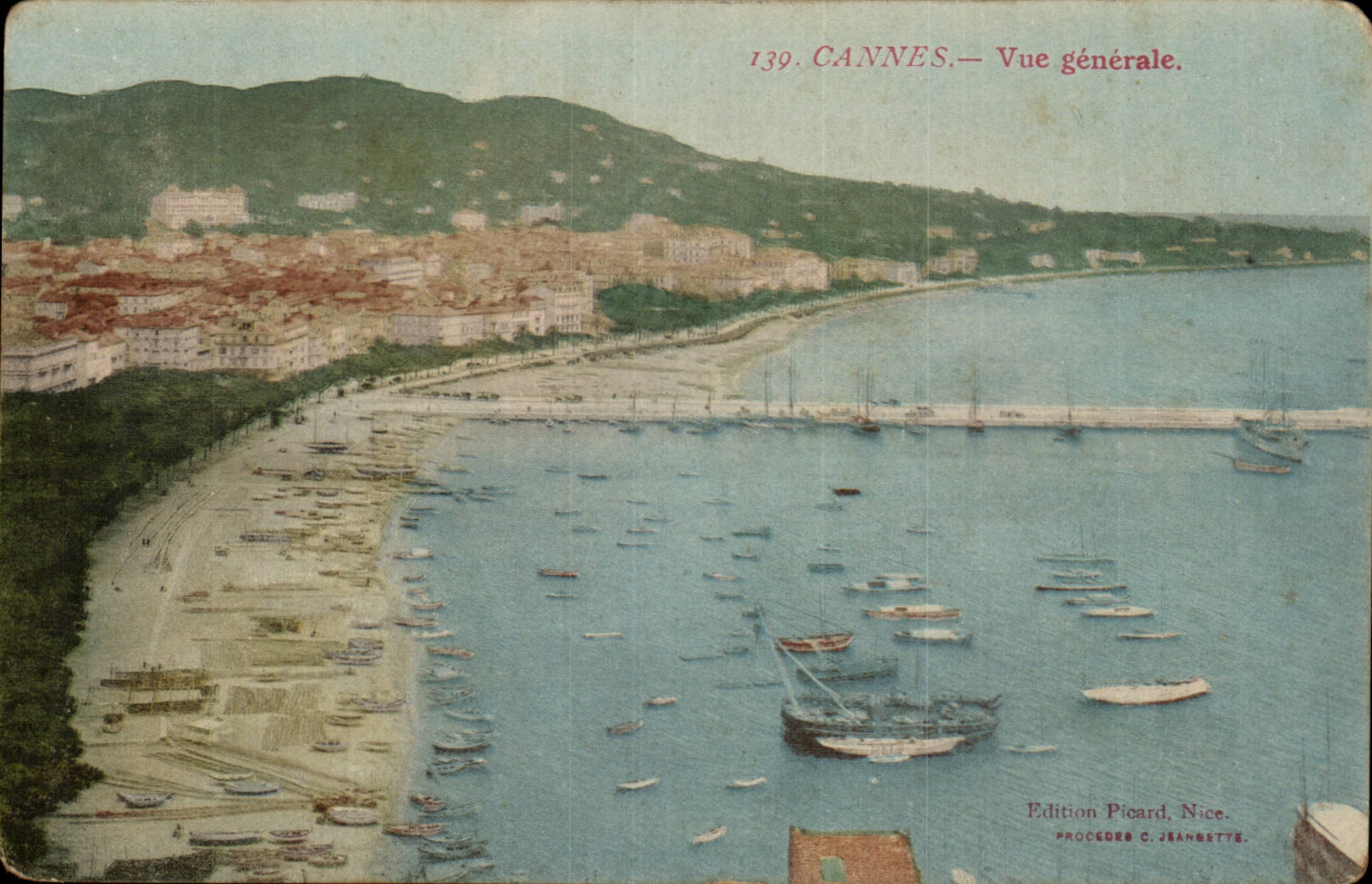Cannes CPA Vue generale 