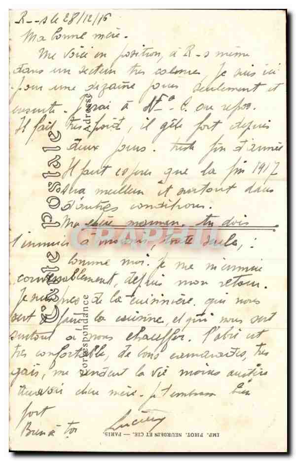 CPA Bombardement de Reims par les allemands le 19 septembre 1914 TAmbours inferieures  — Rückseite