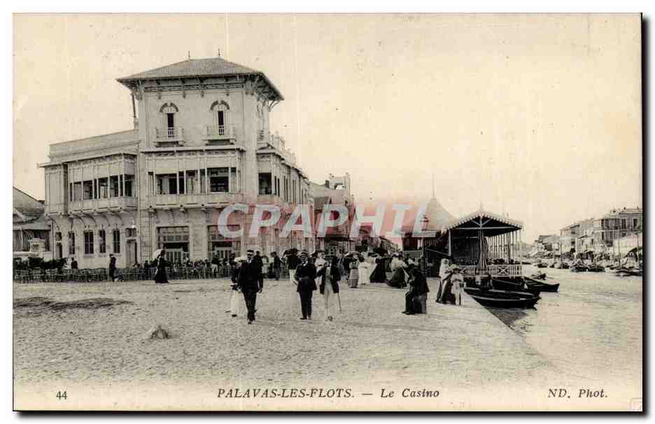 Palavas les flots CPA Le casino