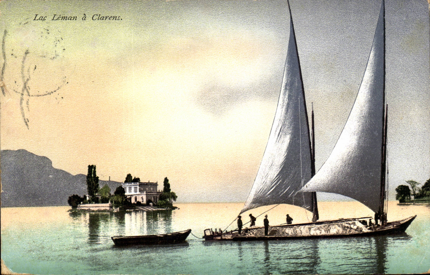 Suisse CPA Lac leman a Clarens