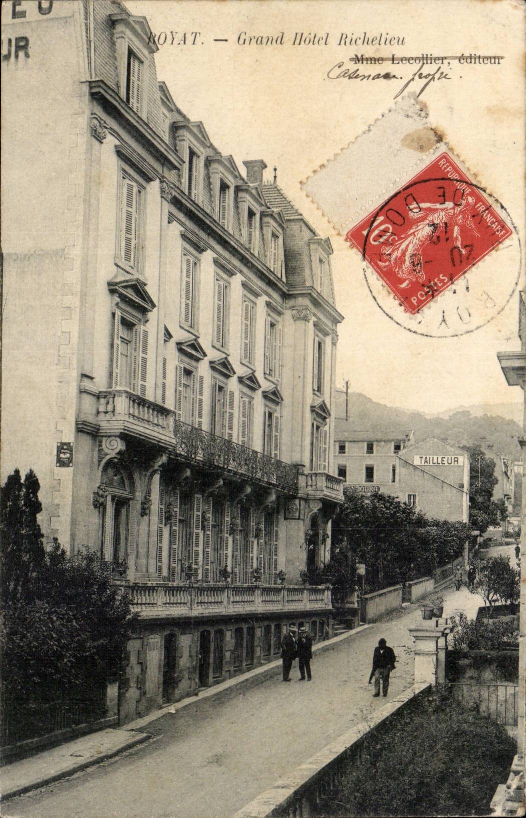 Royat CPA Grand hotel Richelieu