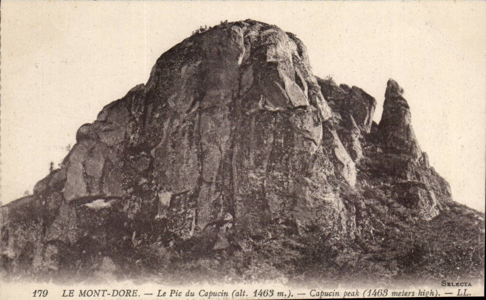 Le Mont Dore CPA Le pic du Capucin 