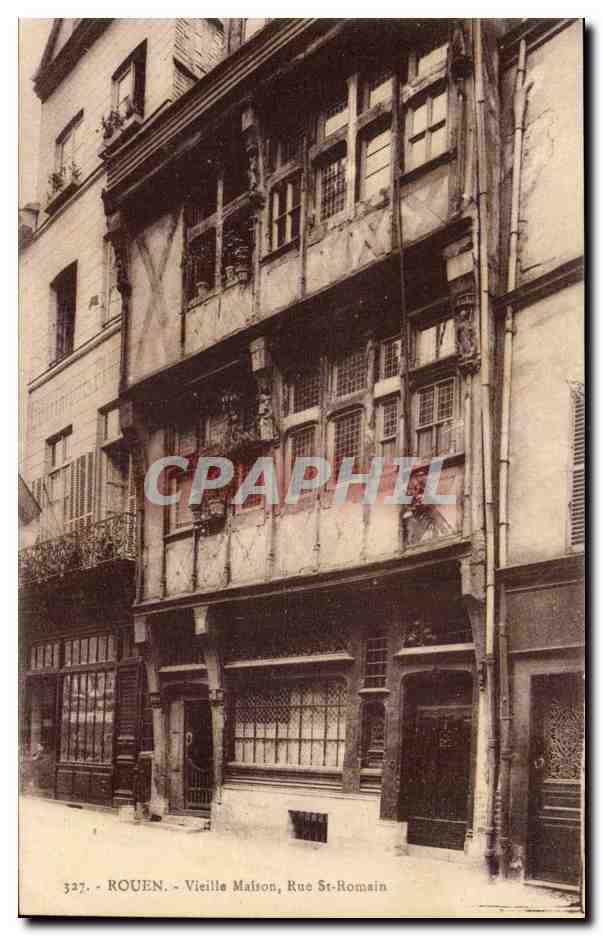 Rouen CPA Vieille maison Rue St Romain