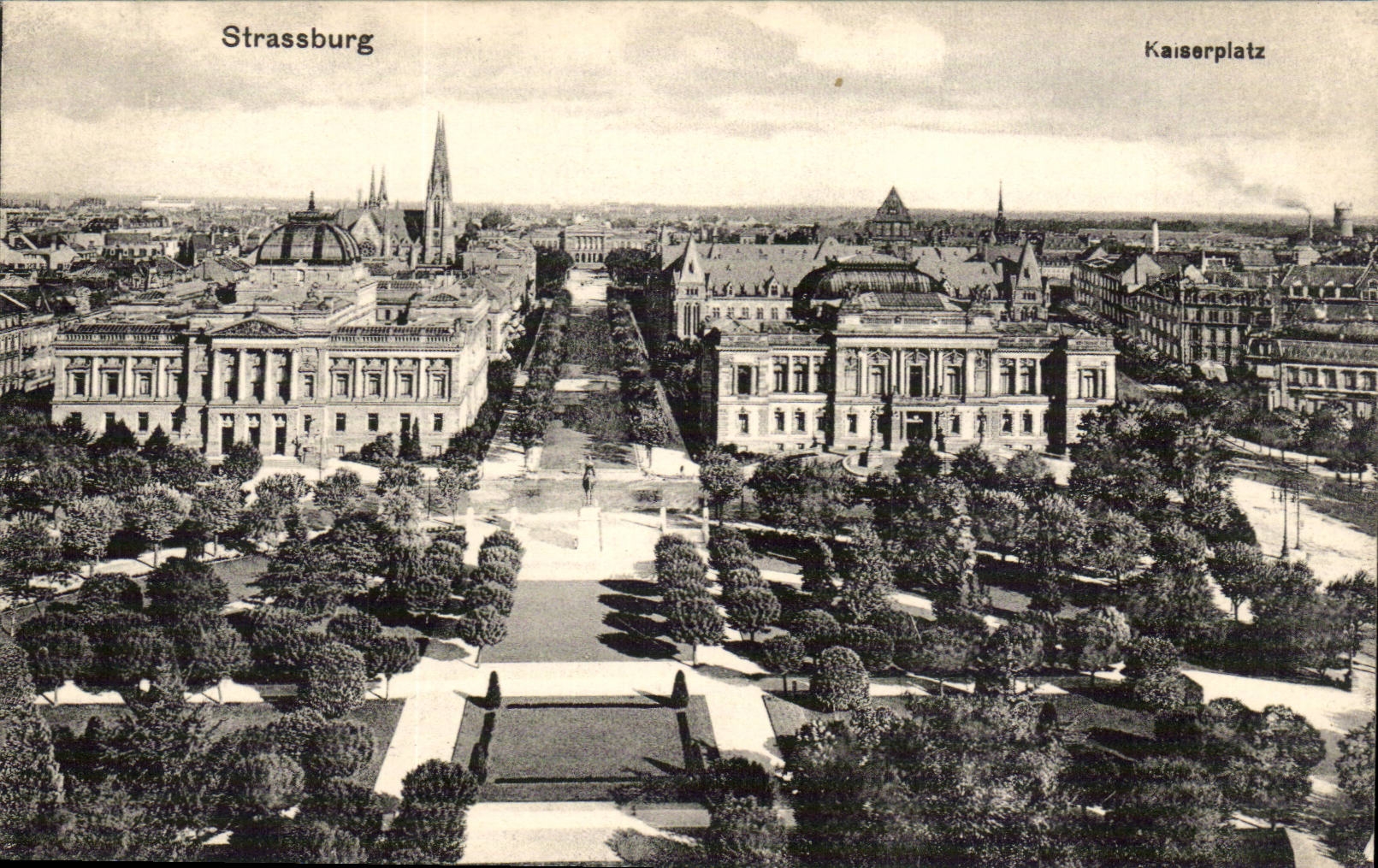 Strasbourg Strassburg CPA Kairseplatz