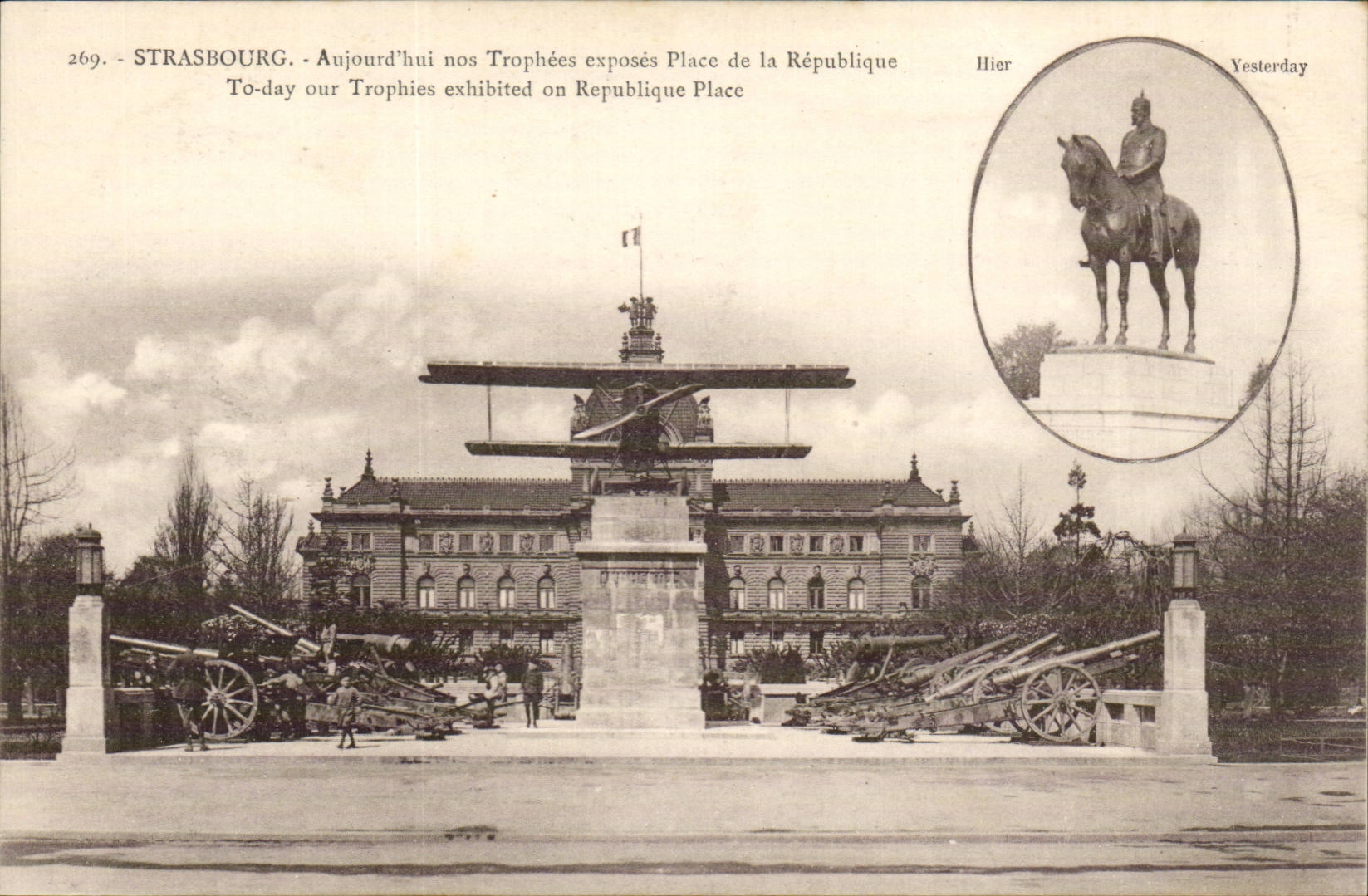 Strasbourg - Exposition des trophées sur la Place de la République - Éditeur non identifié, n° 269