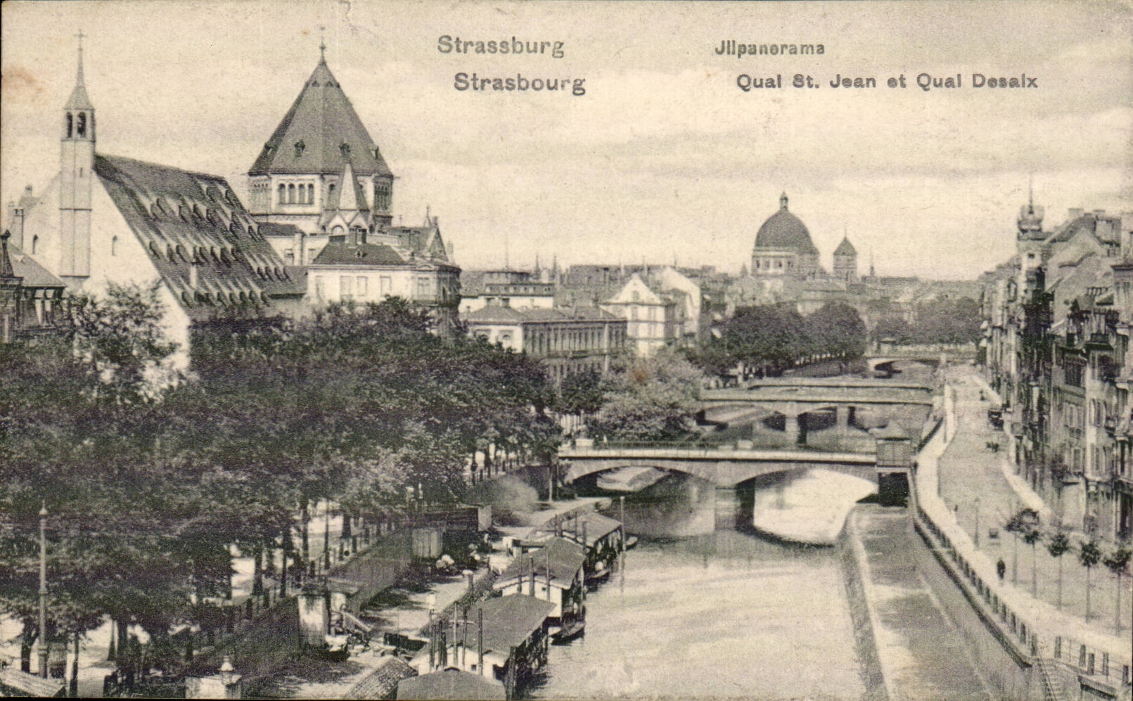 Strasbourg — Vue panoramique de la rue Saint-Jean et de la rue des Alpes — Jilpanorama