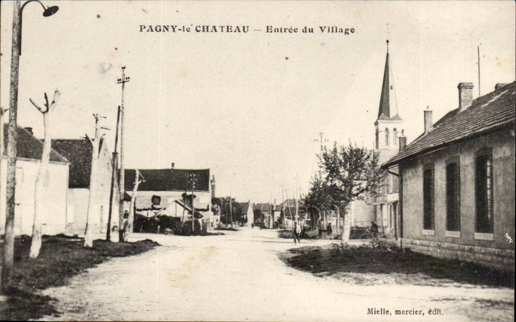 Pagny-le-Château — Entrée du Village — Mielle, mercier, édit.