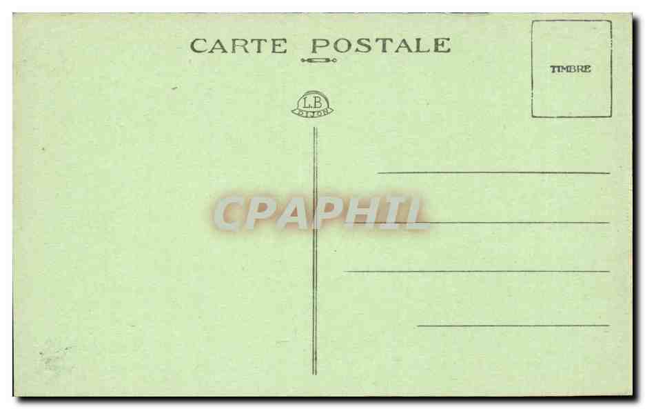 Sainte-Marie-sur-Ouche (Côte-d'Or) — Entrée du Pays chemin de la Gare — éditeur L.B. BERTON — Verso