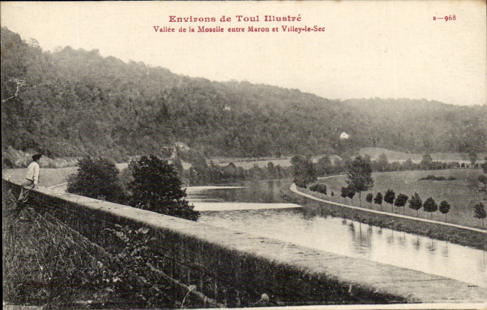 Valley of the Moselle between Maron and Villey-le-Sec — From Toul Illustré, n° b-968