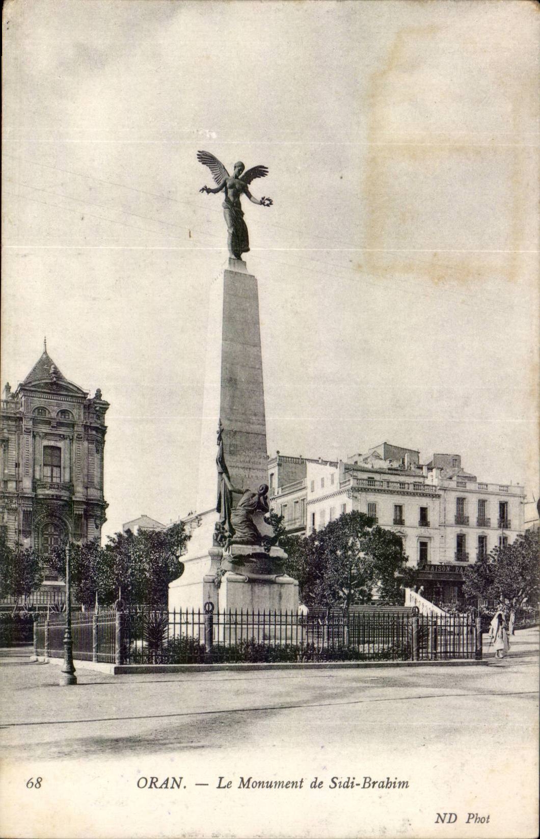 Algerie Oran CPA Le monument de Sidi Brahim