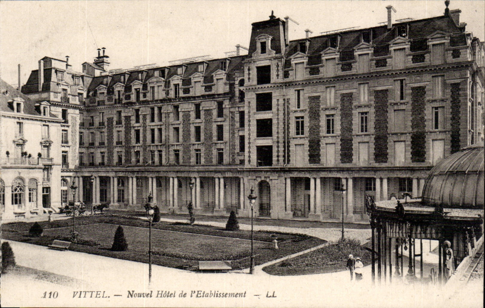 Vittel CPA Nouvel hotel de l'etablissement