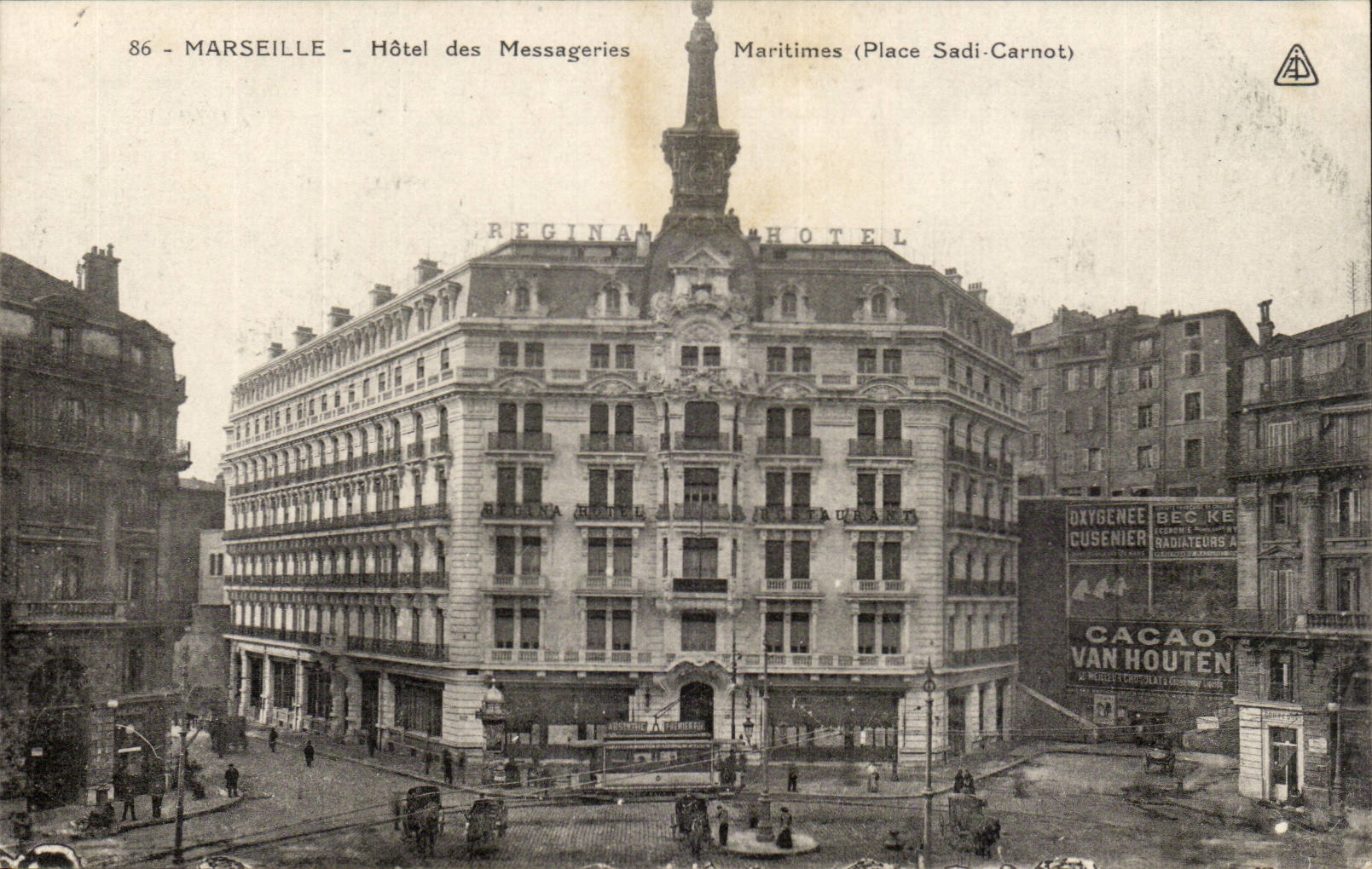 Marseille CPA Hotel des Messageries MAritimes (Place Sadi CArnot)