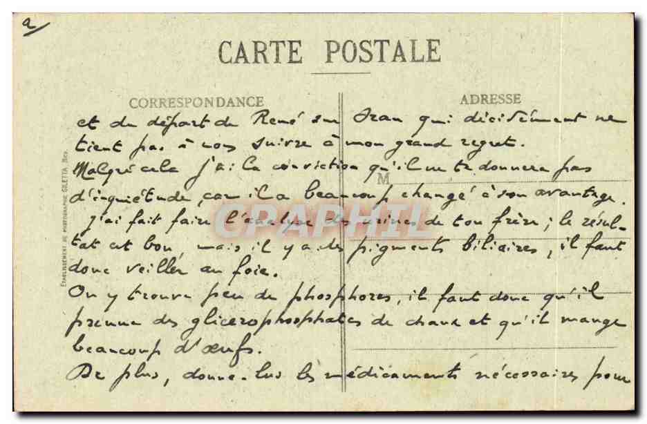 Grimaldi (Riviera Italie) — vue de ruelles et bâtiments en pierre — Édit. Monetti — Verso