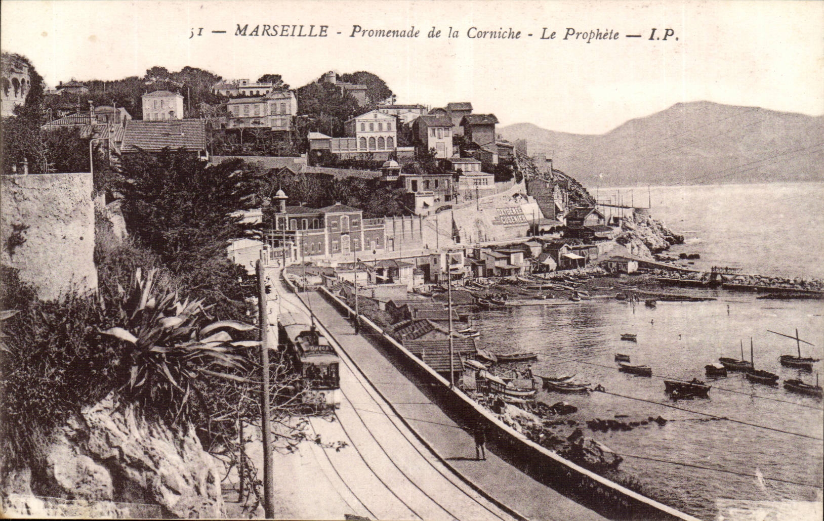 Marseille CPA Promenade de la corniche La Prophete