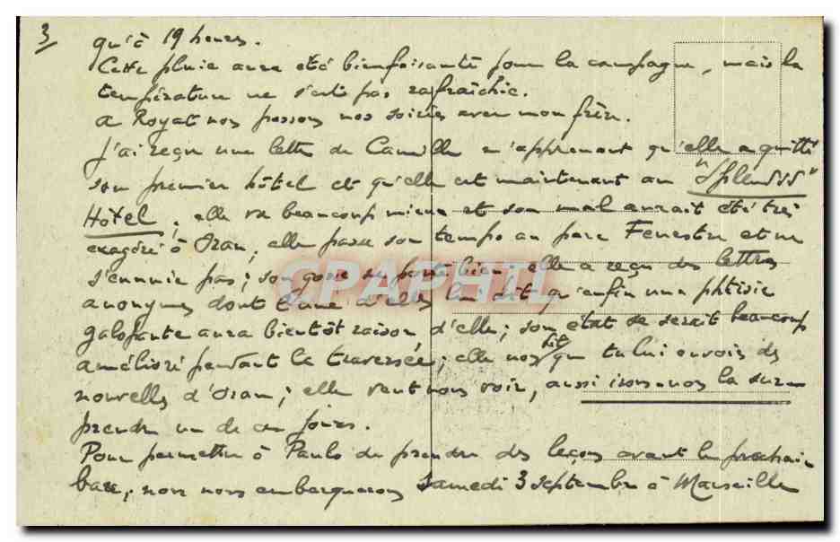 LYON — N.-D. de Fourvière — L'Abside et la Tour Métallique — C.B. — Verso