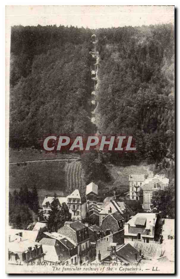 Le Mont Dore CPA La funiculaire des Capucins