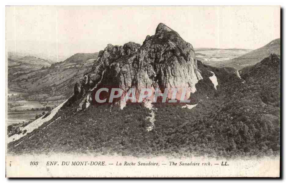 Environs du Mont Dore CPA La roche Sanadoire 
