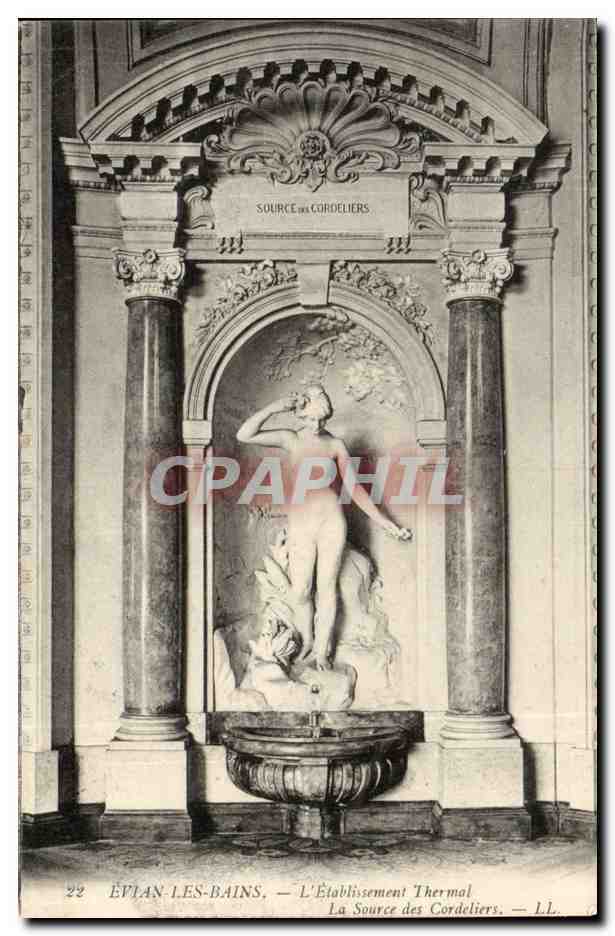 Evian les Bains CPA L'etablissement thermal La source des cordeliers