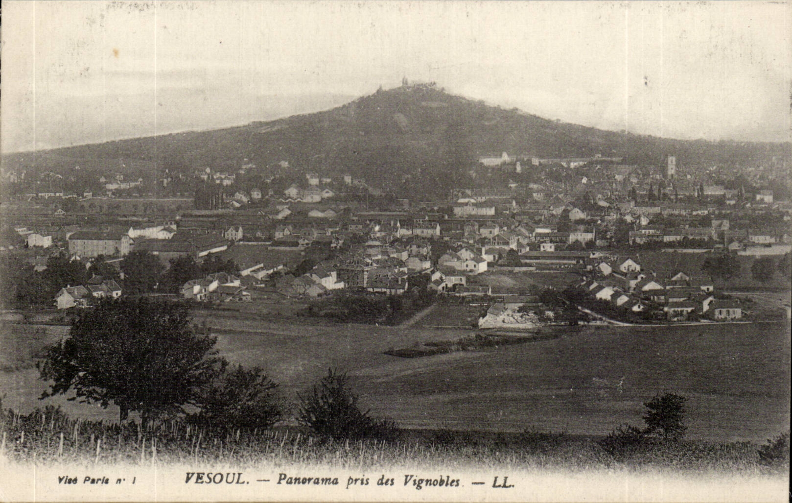 Vesoul CPA Panorama pris des Vignobles